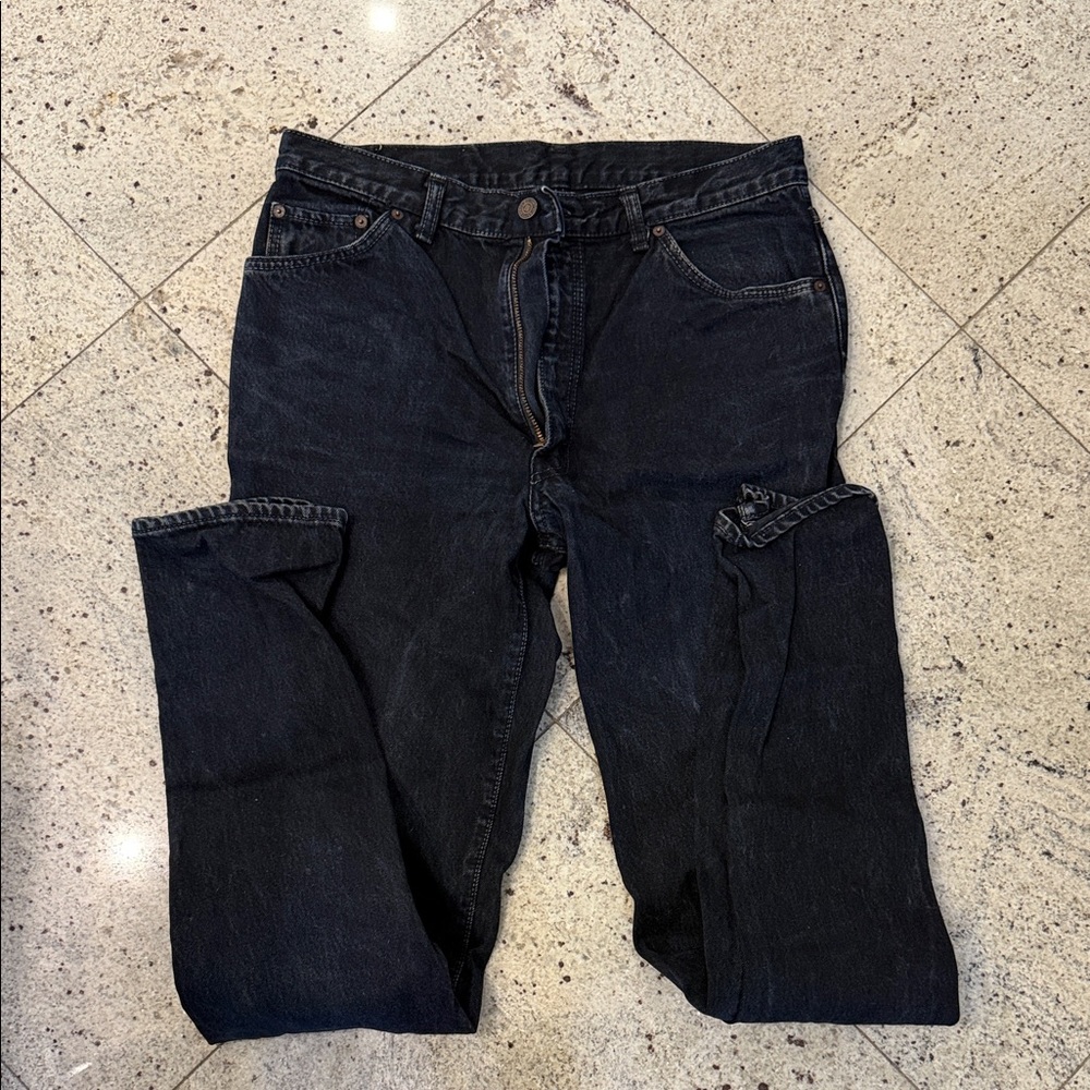 Men's Black Denim Jeans